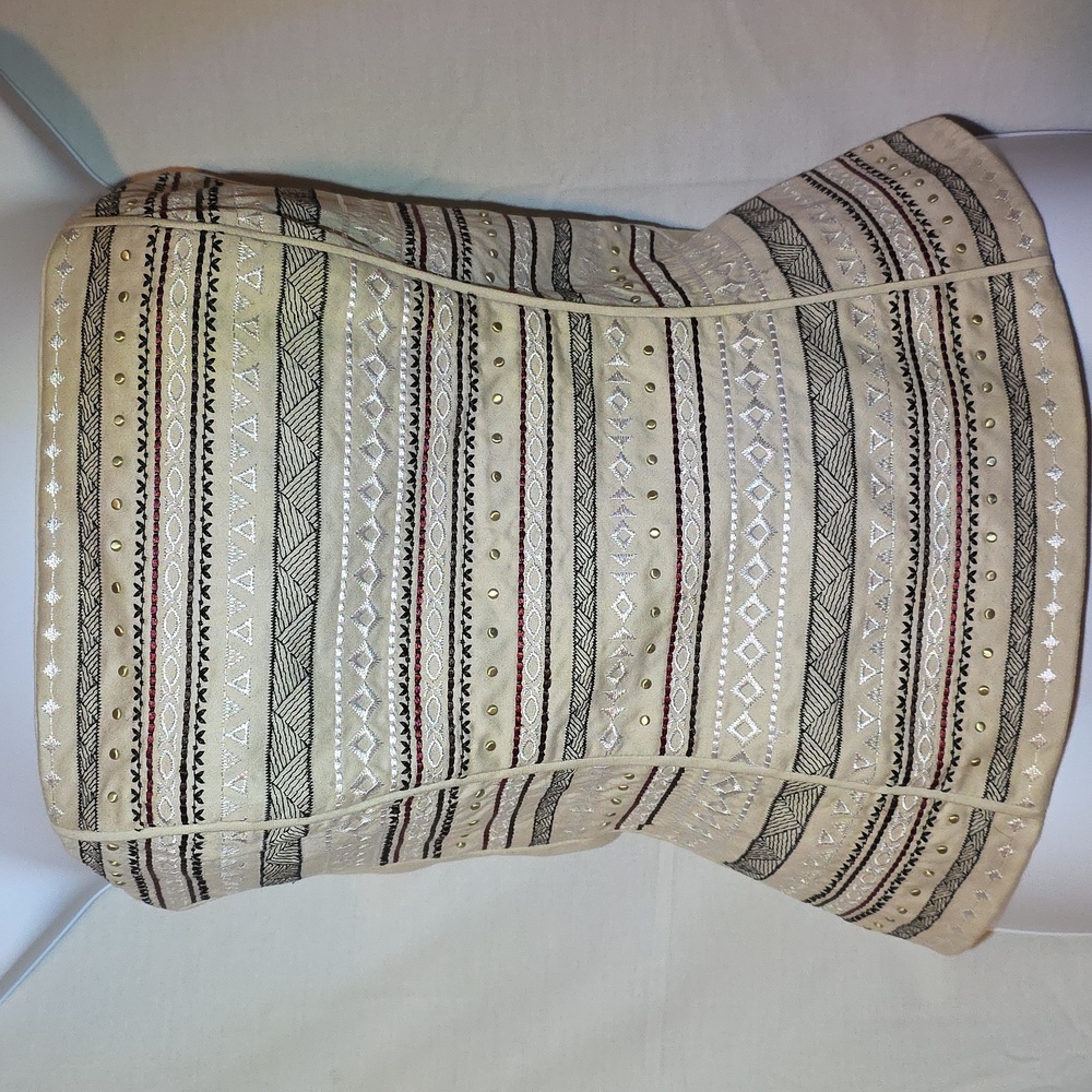 White House Black Market Beige Bustier